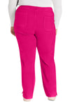 Hot Pink - Dickies EDS Essentials Women Scrub Pants - Back View