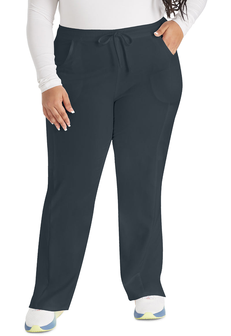 Pewter - Dickies EDS Essentials Women Scrub Pants - Front View