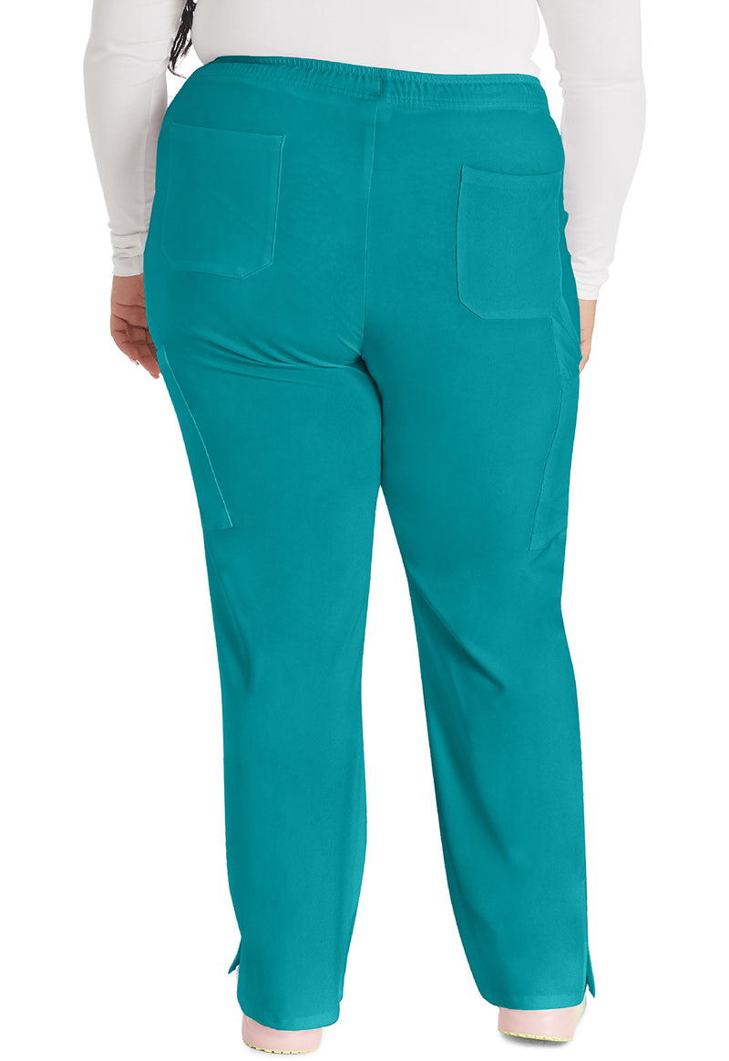 Teal Blue - Dickies EDS Essentials Women Scrub Pants - Back View