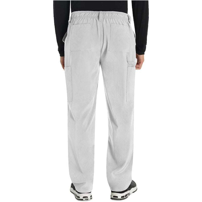white - Men's Natural Rise Drawstring Pant