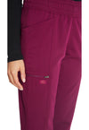Wine - Men's Natural Rise Drawstring Scrub Pants – Tall (View 4)