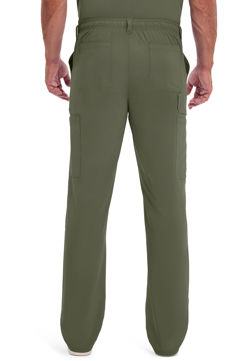 Olive - Dickies EDS Essentials Men Scrub Pants - Back View