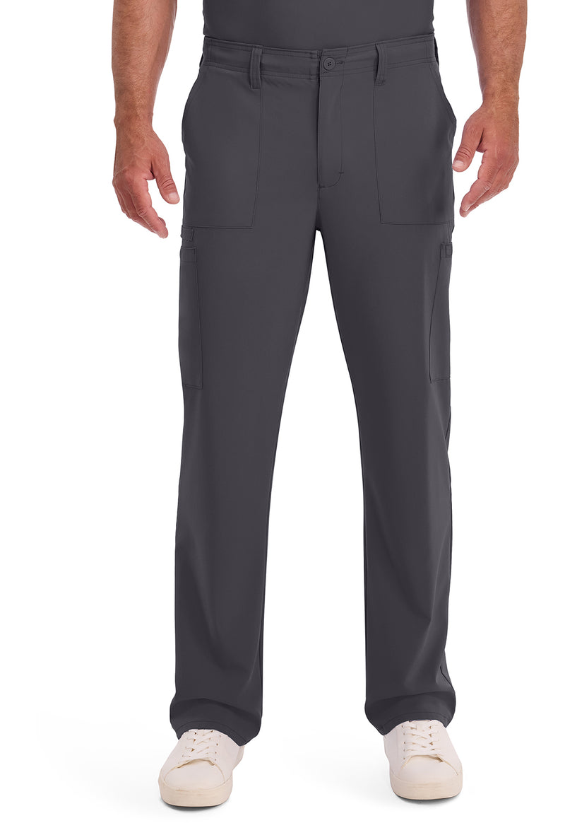Pewter - Dickies EDS Essentials Men Scrub Pants - Front View