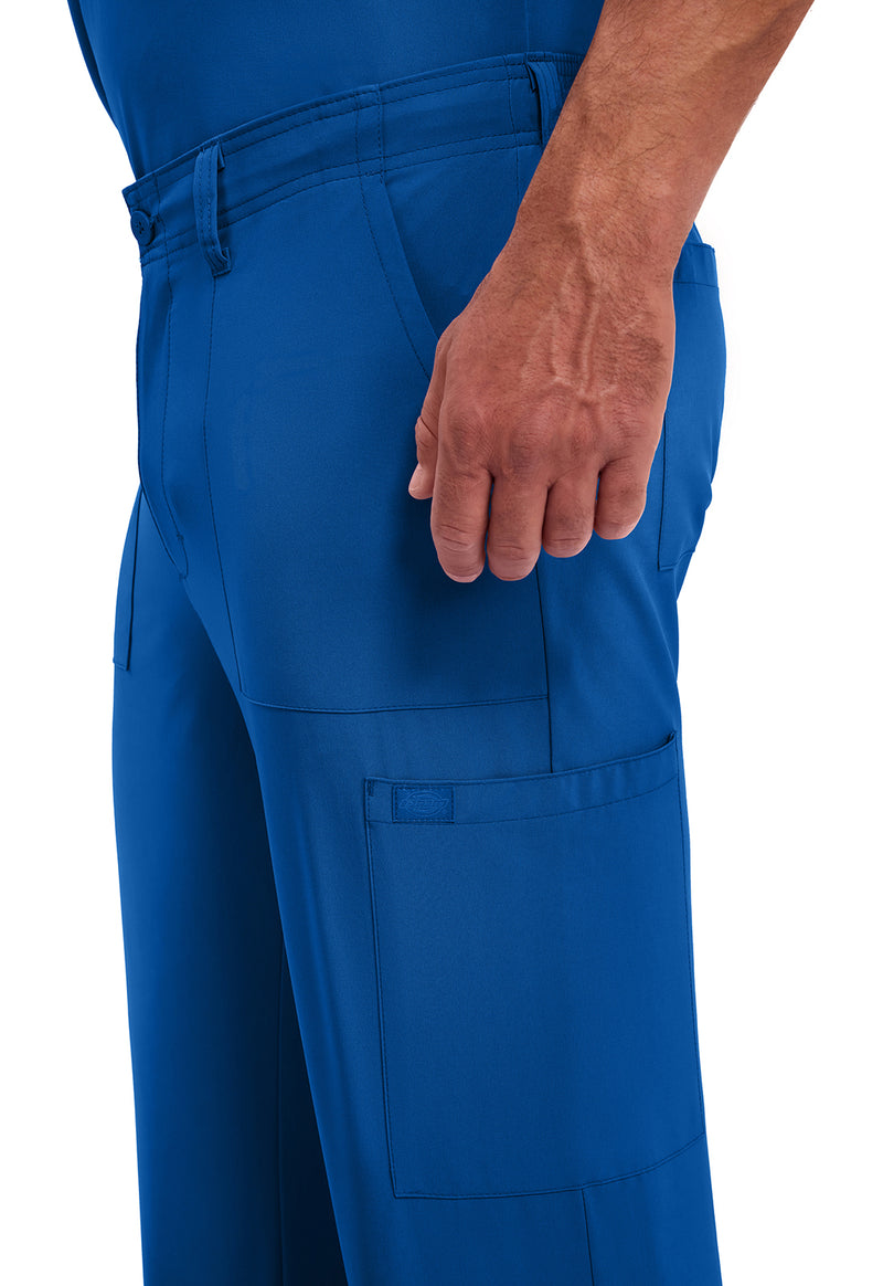 Royal - Men's Natural Rise Drawstring Scrub Pants – Regular (View 2)