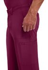 wine - Men's Natural Rise Drawstring Pant (View 2)