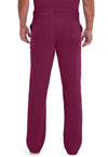 Wine - Dickies EDS Essentials Men Scrub Pants - Back View