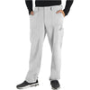 white - Men's Natural Rise Drawstring Pant