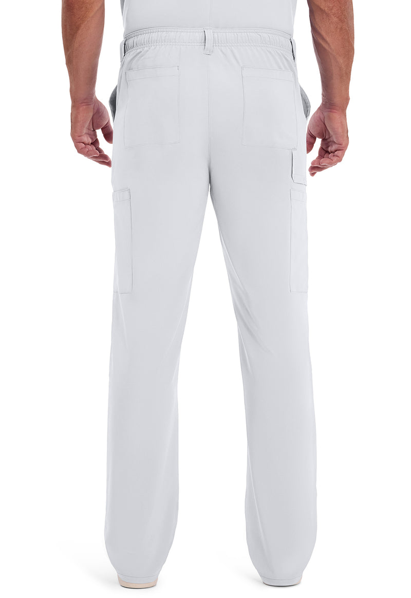 White - Dickies EDS Essentials Men Scrub Pants - Back View