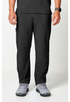 Black - Dickies EDS Essentials Unisex Scrub Pants - Front View