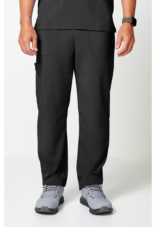 Unisex Natural Rise Tapered Leg Scrub Pants