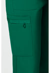 Hunter Green - Unisex Natural Rise Tapered Leg Scrub Pants (View 4)