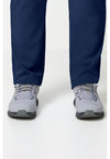 Navy - Unisex Natural Rise Tapered Leg Scrub Pants (View 4)