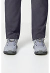 Pewter - Unisex Natural Rise Tapered Leg Scrub Pants (View 4)