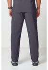 Pewter - Dickies EDS Essentials Unisex Scrub Pants - Back View