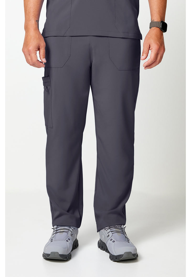 Pewter - Dickies EDS Essentials Unisex Scrub Pants - Front View
