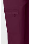 wine - Unisex Natural Rise Tapered Leg Pant (View 3)