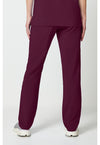 Wine - Dickies EDS Essentials Unisex Scrub Pants - Back View