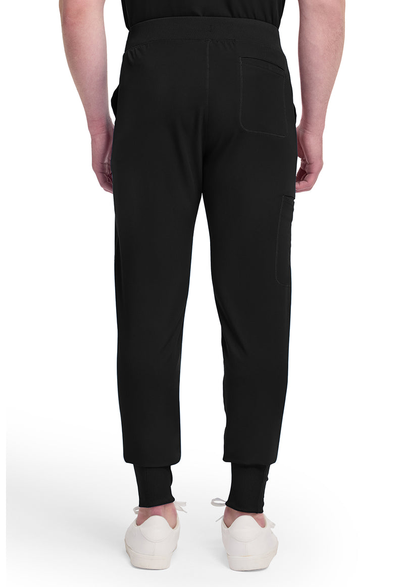 Black - Men's Natural Rise Jogger – Short (Back)
