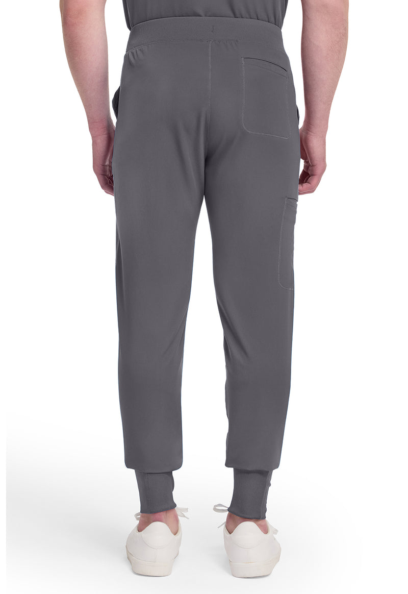 Pewter - Men's Natural Rise Jogger – Short (Back)