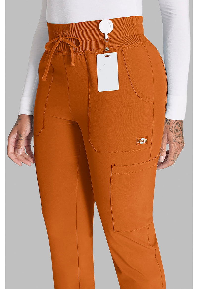 Apricot Orange - Women's Mid Rise Jogger – Petite (View 4)