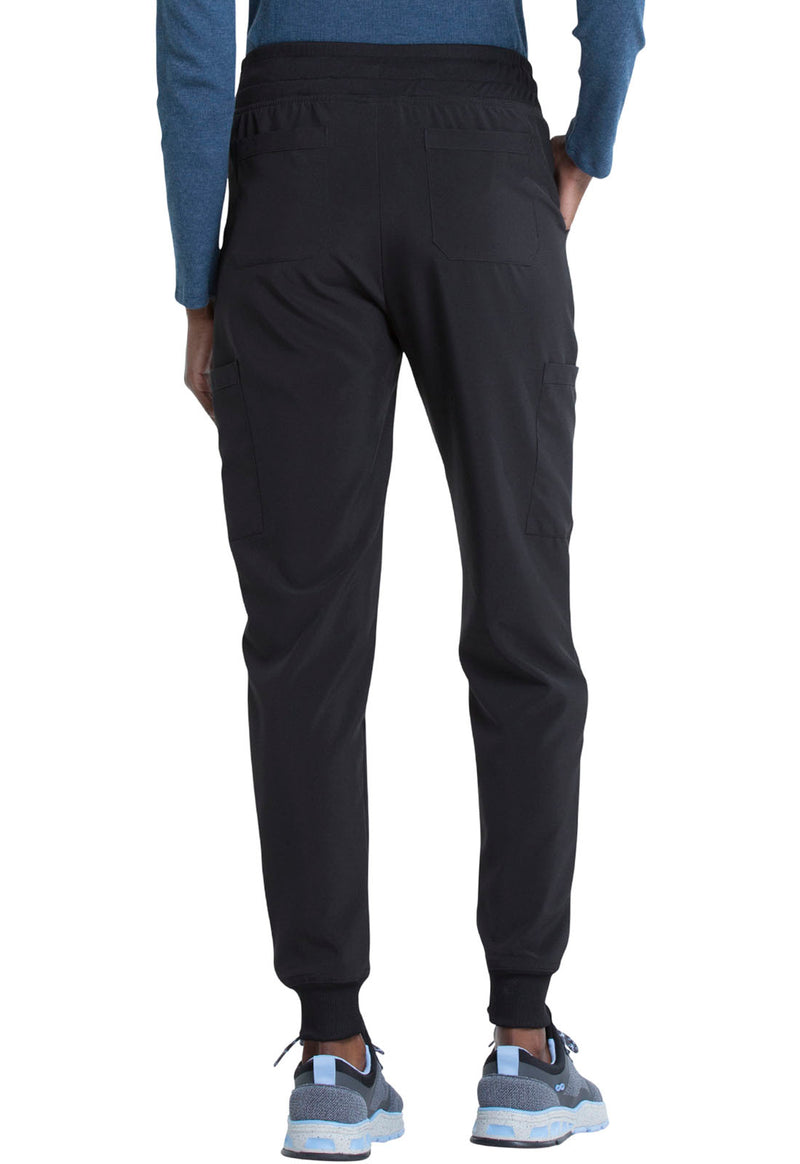 Black - Dickies EDS Essentials Women Scrub Pants - Back View