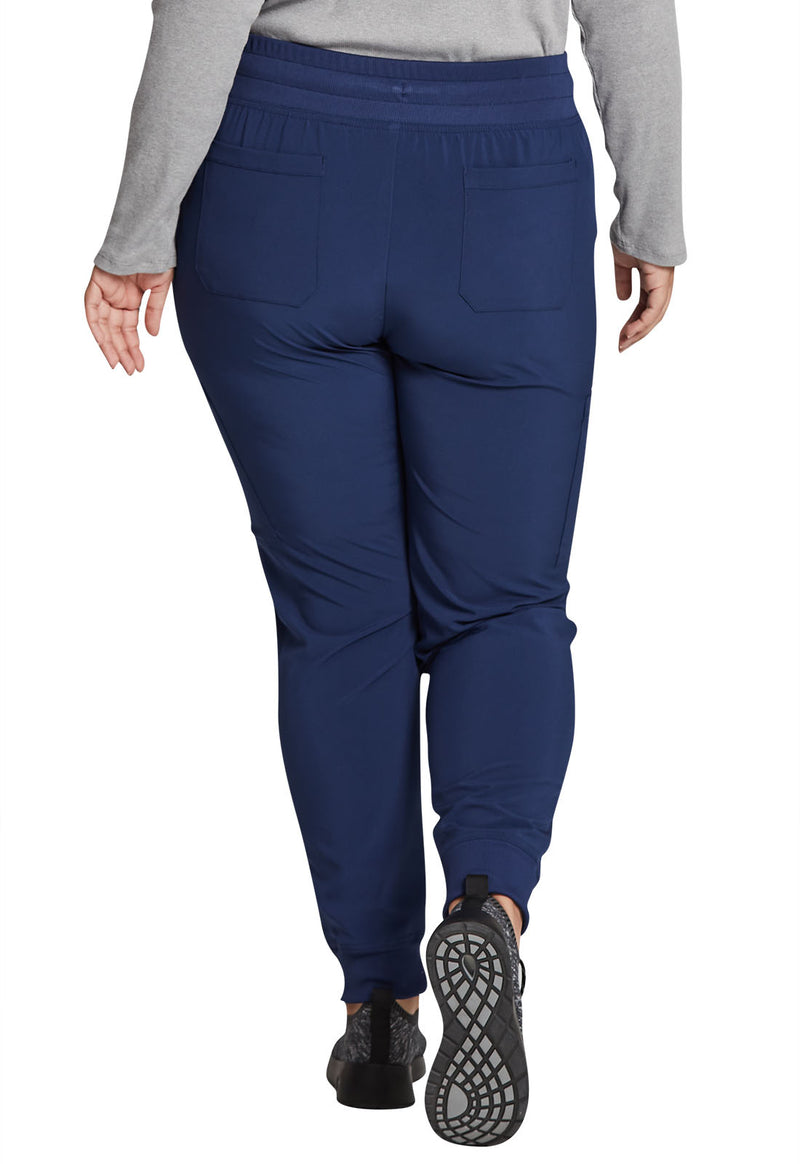 Navy - Dickies EDS Essentials Women Scrub Pants - Back View