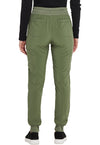 Olive - Dickies EDS Essentials Women Scrub Pants - Back View