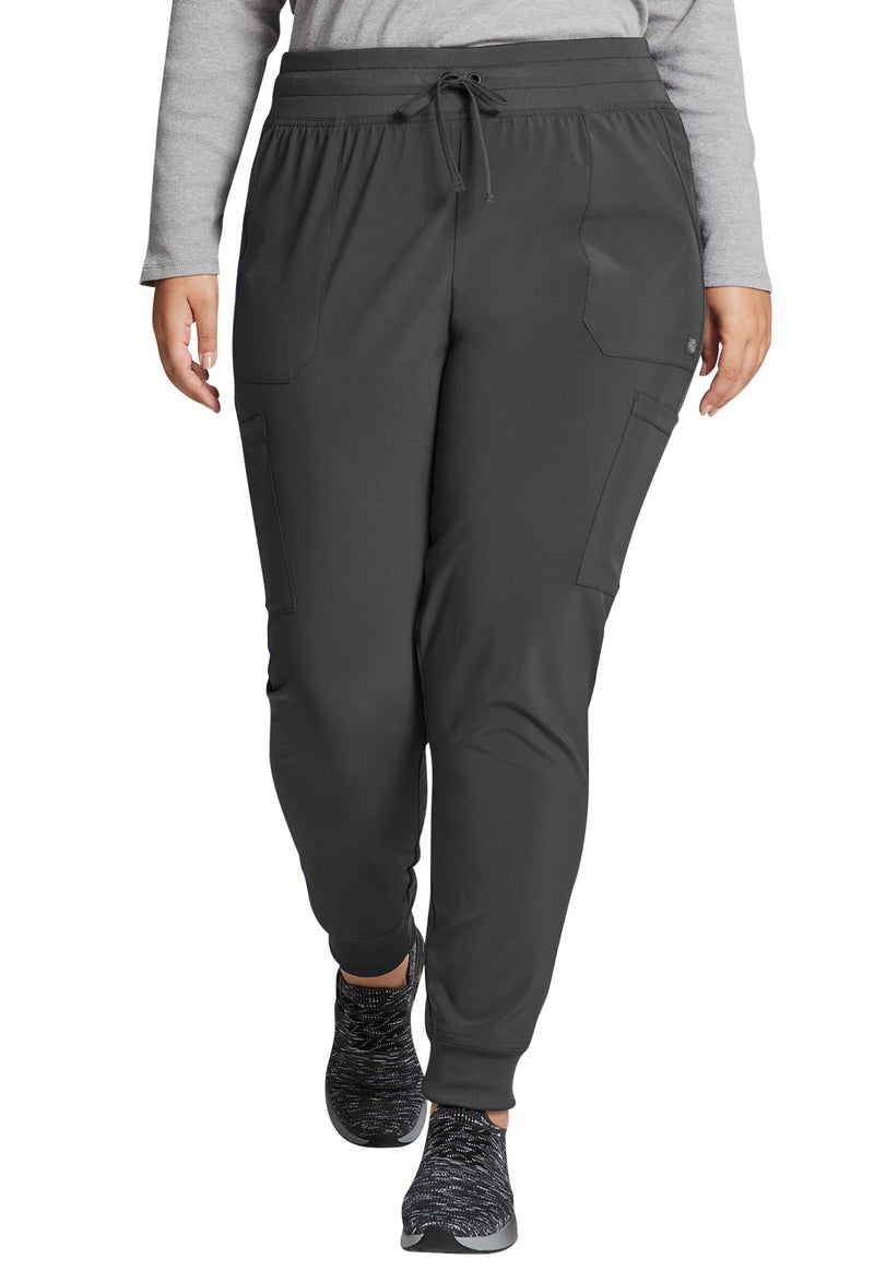 Pewter - Dickies EDS Essentials Women Scrub Pants - Front View