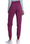 Wine - Dickies EDS Essentials Women Scrub Pants - Back View