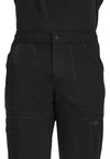 black - Men's Zip Fly Cargo Pant (View 2)