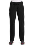 Black - Dickies Dynamix Women Scrub Pants - Front View