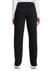 Black - Dickies Dynamix Women Scrub Pants - Back View