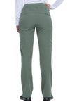 Olive - Dickies Dynamix Women Scrub Pants - Back View