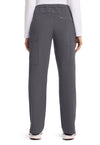 Pewter - Dickies Dynamix Women Scrub Pants - Back View