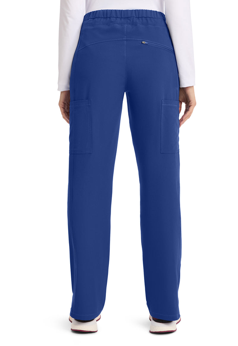 Royal - Dickies Dynamix Women Scrub Pants - Back View
