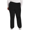 black - Mid Rise Tapered Leg Pull-on Pant