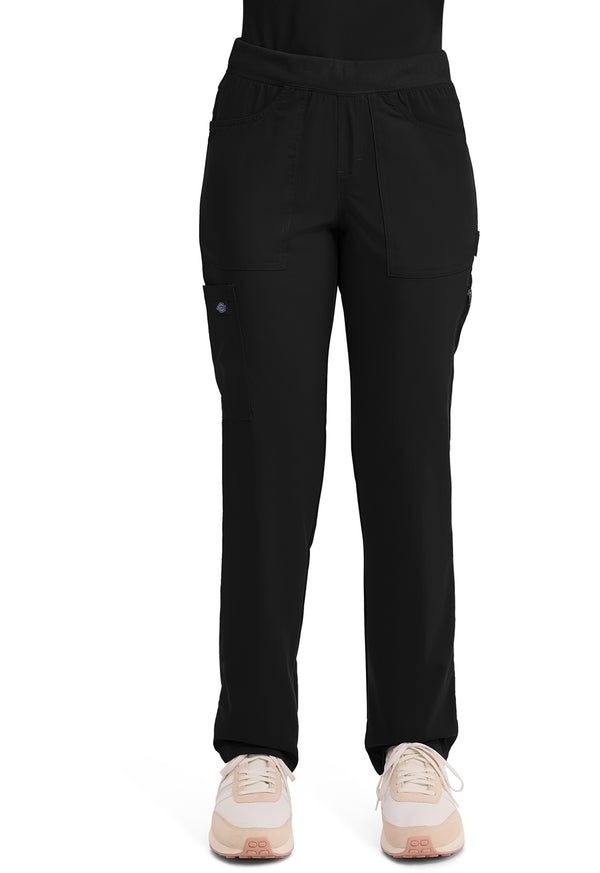 Women's Mid Rise Tapered Leg Pull-on Scrub Pants