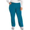 caribbean blue - Mid Rise Tapered Leg Pull-on Pant