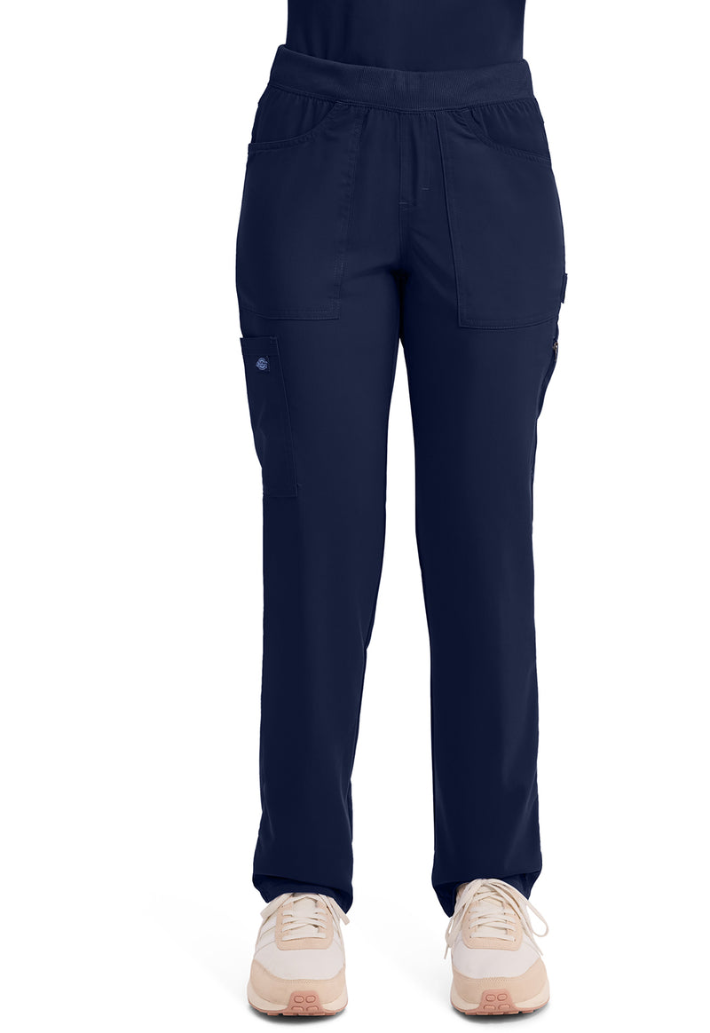 Navy - Dickies Balance Women Scrub Pants - Front View