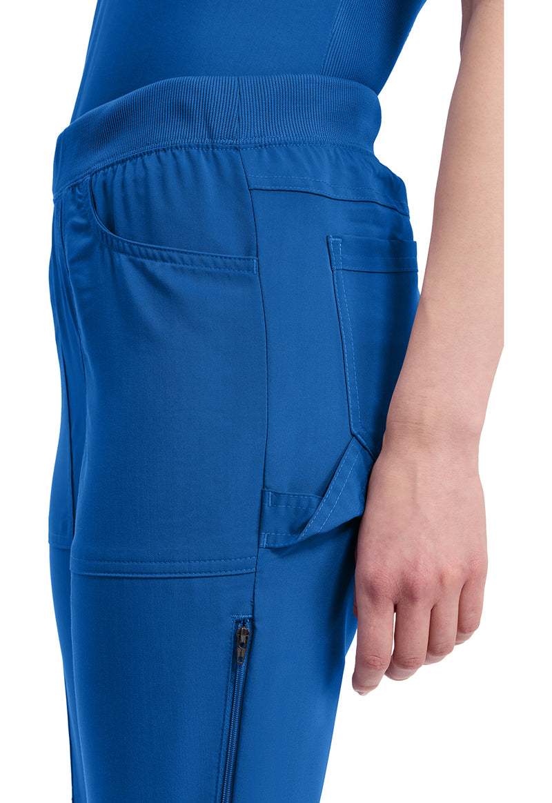 Royal - Women's Mid Rise Tapered Leg Pull-on Scrub Pants (View 2)