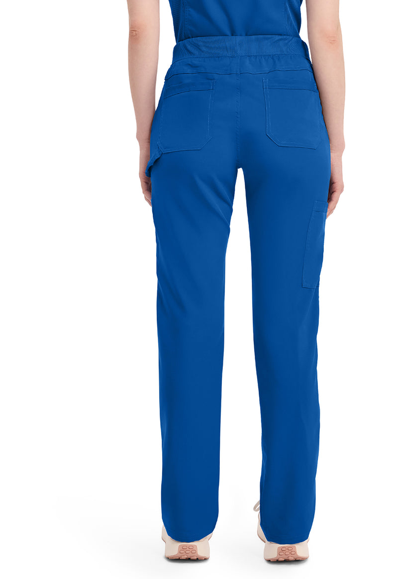 Royal - Dickies Balance Women Scrub Pants - Back View