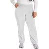 white - Mid Rise Tapered Leg Pull-on Pant