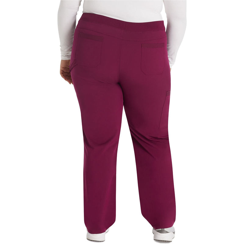 wine - Mid Rise Tapered Leg Pull-on Pant