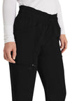 Black - Women's Mid Rise Jogger Scrub Pants (View 3)