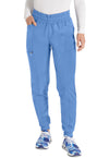 Ciel Blue - Dickies Balance Women Scrub Pants - Front View