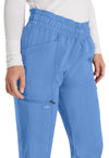 Ciel Blue - Women's Mid Rise Jogger Scrub Pants (View 3)