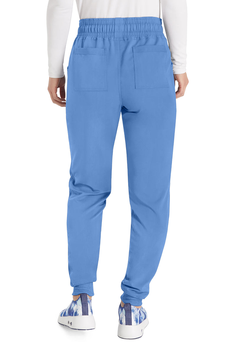 Ciel Blue - Dickies Balance Women Scrub Pants - Back View