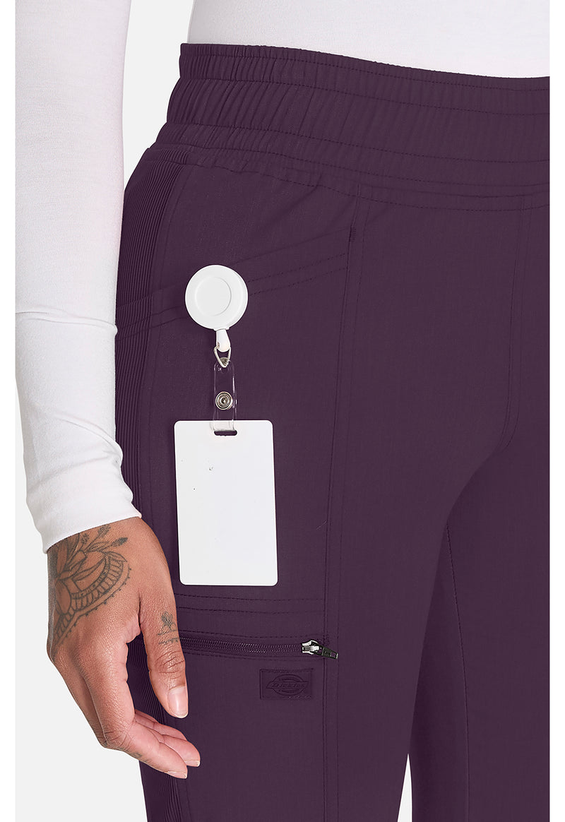 Deep Amethyst - Women's Mid Rise Jogger Scrub Pants (View 2)