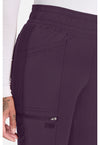 Deep Amethyst - Women's Mid Rise Jogger Scrub Pants (View 3)