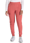 Heather Clay - Dickies Balance Women Scrub Pants - Front View